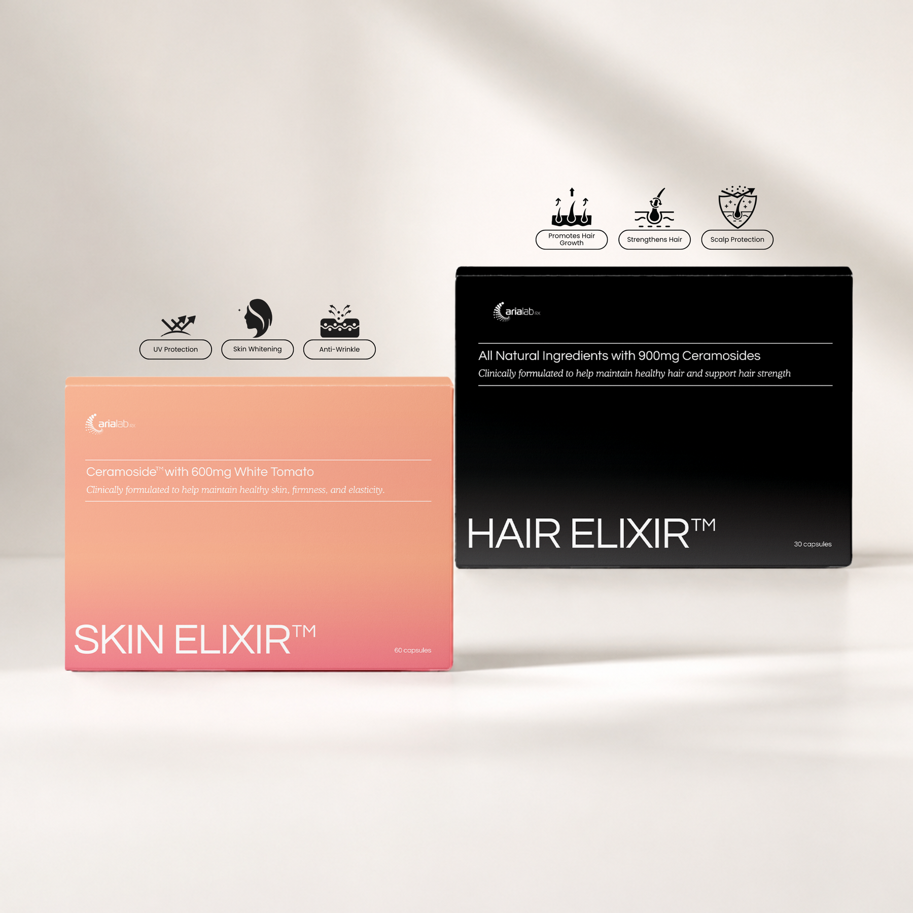 The Glow-Up Duo with Skin Elixir and Hair Elixir