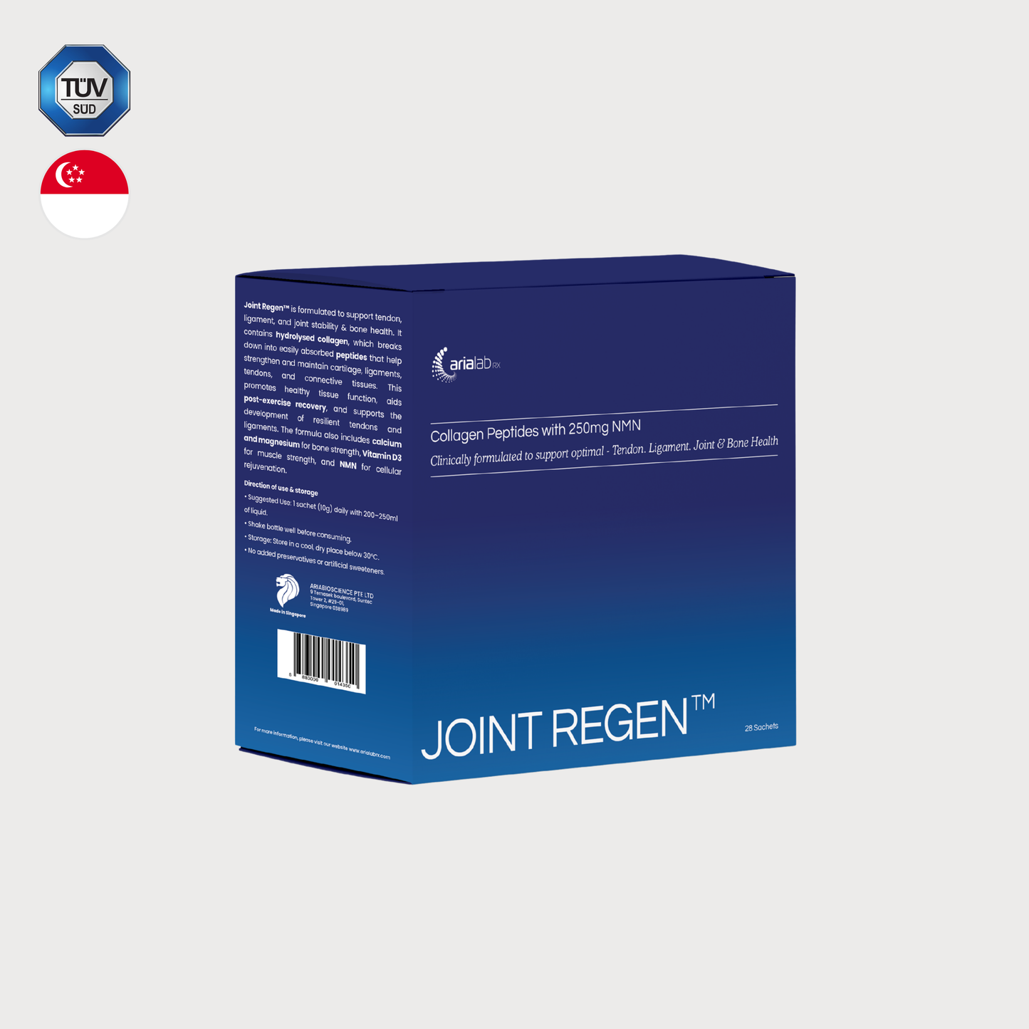 Joint Regen™ Collagen Peptides with NMN - ⁠⁠Formulated in collaboration with Researchers from NUS