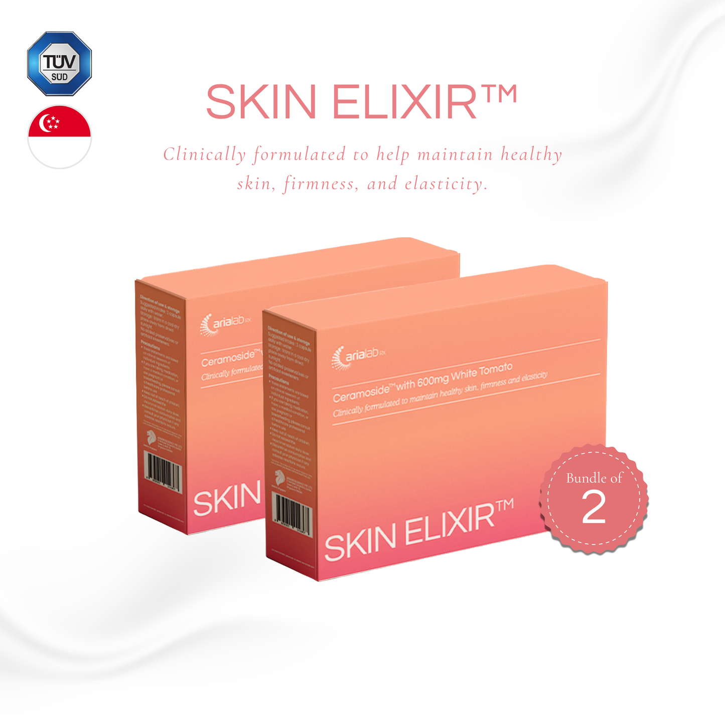 Skin Elixir™ White Tomato (PhytoflORAL®) + NMN - ⁠⁠Formulated in collaboration with Researchers from NUS