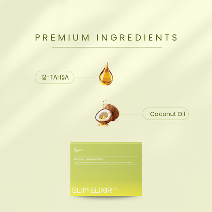 Slim Elixir™ Bioactive Lipids with FAHFA - Formulated in collaboration with Professor from NUS